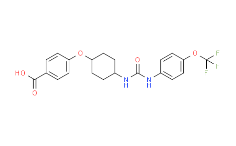 948304-40-3 | 4-{[4-({[4-(Trifluoromethoxy)phenyl]carbamoyl}amino)cyclohexyl]oxy}benzoic acid