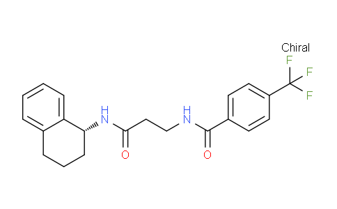 2029049-77-0 | N-(1R)-1,2,3,4-四氢萘-1-基-3-{4-(三氟甲基)苯基甲酰胺}丙酰胺