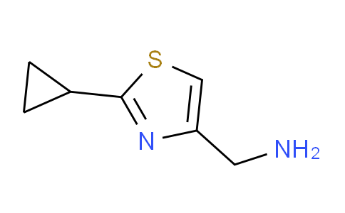 CAS No. 1083299-53-9, (2-Cyclopropyl-1,3-thiazol-4-yl)methanamine