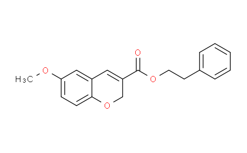 338760-80-8 | 2-phenylethyl 6-methoxy-2H-chromene-3-carboxylate