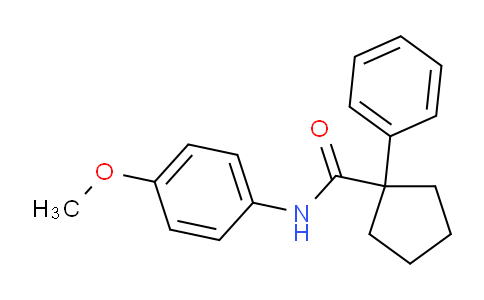 332392-06-0 | N-(4-甲氧基苯基)-1-苯基环戊烷-1-甲酰胺