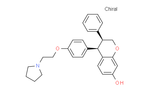 207277-66-5 | (3S,4R)-3-Phenyl-4-[4-(2-pyrrolidin-1-ylethoxy)phenyl]-3,4-dihydro-2H-chromen-7-ol