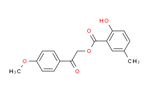 1197834-98-2 | 2-(4-methoxyphenyl)-2-oxoethyl 2-hydroxy-5-methylbenzoate