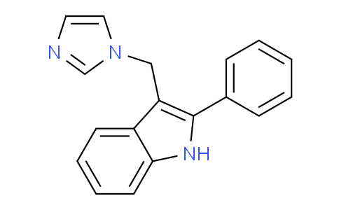 72829-64-2 | 1H-Indole, 3-(1H-imidazol-1-ylmethyl)-2-phenyl-