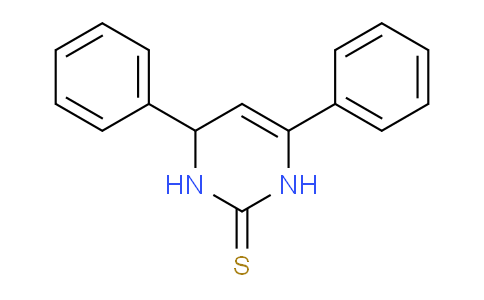 6381-55-1 | 4,6-diphenyl-1,2,3,4-tetrahydropyrimidine-2-thione