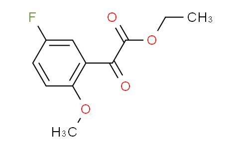 MC25N884 | 873548-10-8 | Ethyl 2-(5-Fluoro-2-methoxyphenyl)-2-oxoacetate