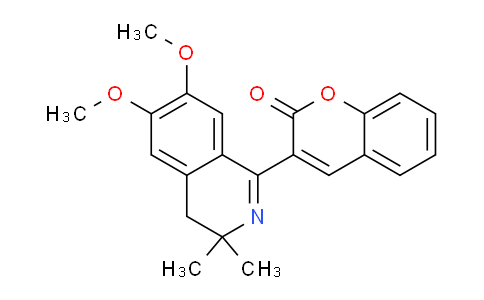 667427-75-0 | 3-(6,7-Dimethoxy-3,3-dimethyl-3,4-dihydro-isoquinolin-1-yl)-chromen-2-one