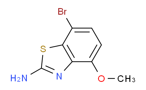 383865-53-0 | 7-Bromo-4-methoxy-1,3-benzothiazol-2-amine