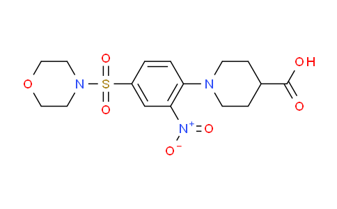 DY25P366 | 726151-51-5 | 1-[4-(モルホリン-4-スルホニル)-2-ニトロフェニル]ピペリジン-4-カルボン酸