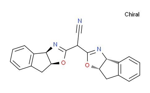 1251471-81-4 | 2,2-Bis((3aR,8aS)-8,8a-dihydro-3aH-indeno[1,2-d]oxazol-2-yl)acetonitrile