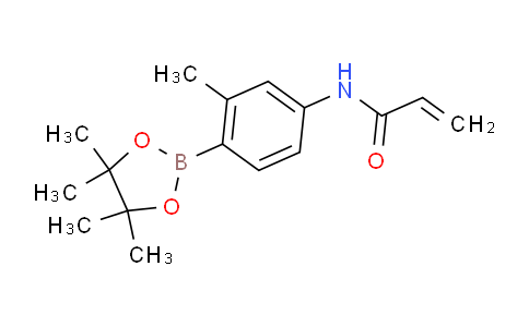 MC25R926 | 2549186-51-6 | N-(3-Methyl-4-(4,4,5,5-tetramethyl-1,3,2-dioxaborolan-2-yl)phenyl)acrylamide