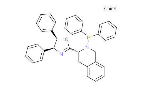 2757084-37-8 | (4S,5R)-2-((R)-2-(Diphenylphosphanyl)-1,2,3,4-tetrahydroisoquinolin-3-yl)-4,5-diphenyl-4,5-dihydrooxazole