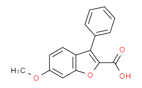 CAS No. 58468-43-2, 6-Methoxy-3-phenyl-1-benzofuran-2-carboxylic Acid