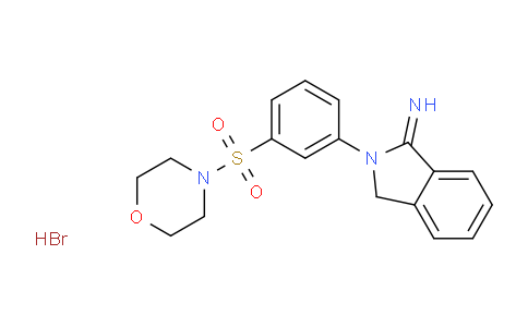1170147-54-2 | 2-[3-(Morpholin-4-ylsulfonyl)phenyl]isoindolin-1-imine hydrobromide