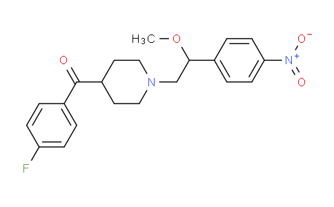 DY25U942 | 666859-49-0 | Methanone, (4-fluorophenyl)[1-[2-methoxy-2-(4-nitrophenyl)ethyl]-4-piperidinyl]-