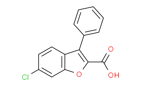 CAS No. 1208402-13-4, 6-Chloro-3-phenyl-1-benzofuran-2-carboxylic acid
