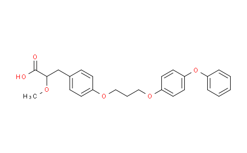476436-68-7 | 2-methoxy-3-[4-[3-(4-phenoxyphenoxy)propoxy]phenyl]propanoic acid