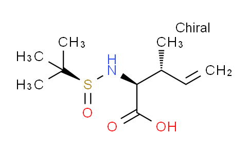 DY25W760 | 1461641-97-3 | (2S,3R,SS)-2-(tert-butylsulfinamido)-3-methylpent-4-enoic acid