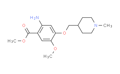635678-10-3 | Methyl 2-aMino-5-Methoxy-4-(1-Methylpiperidin-4-ylMethoxy)benzoate