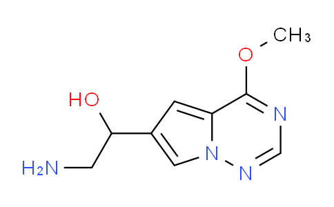 1556653-27-0 | 2-Amino-1-(4-methoxypyrrolo[2,1-f][1,2,4]triazin-6-yl)ethan-1-ol