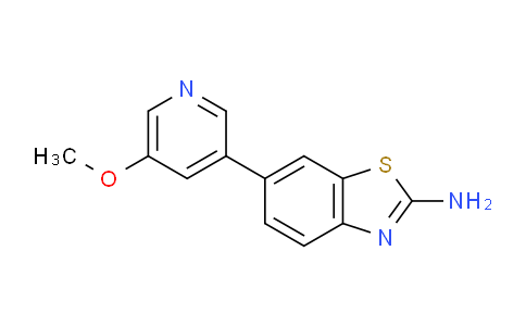 1244060-27-2 | 6-(5-METHOXY-PYRIDIN-3-YL)-BENZOTHIAZOL-2-YLAMINE