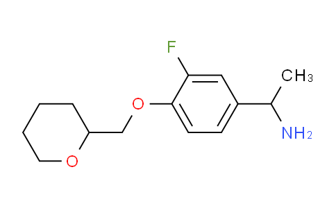 1019525-34-8 | 1-3-Fluoro-4-(oxan-2-ylmethoxy)phenylethan-1-amine
