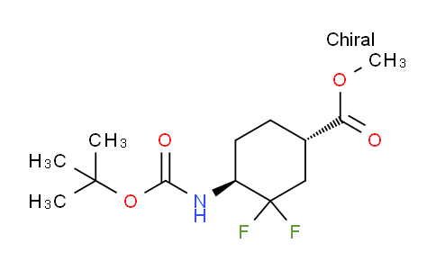 2042170-68-1 | Methyl trans-4-{[(tert-butoxy)carbonyl]amino}-3,3-difluorocyclohexane-1-carboxylate