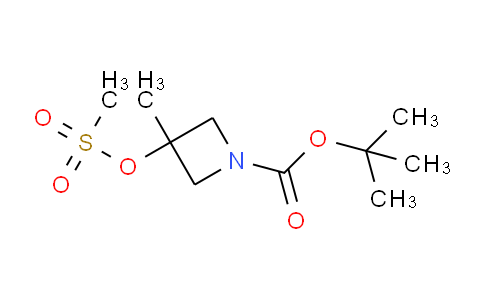 1638763-39-9 | tert-butyl 3-(methanesulfonyloxy)-3-methylazetidine-1-carboxylate