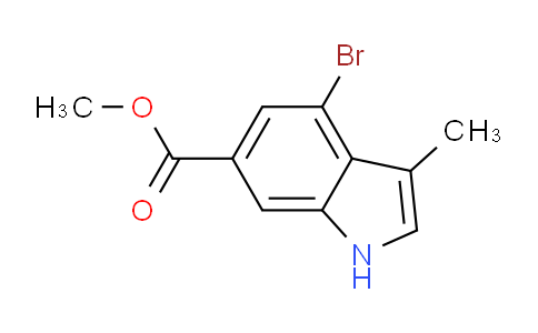 1638759-59-7 | methyl 4-bromo-3-methyl-1H-indole-6-carboxylate