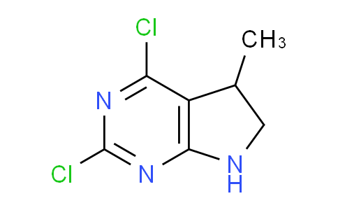 1651890-99-1 | 2,4-dichloro-5-methyl-6,7-dihydro-5H-pyrrolo[2,3-d]pyrimidine