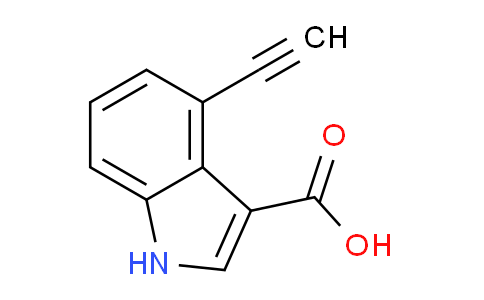 1638768-49-6 | 4-Ethynyl-1H-indole-3-carboxylic acid