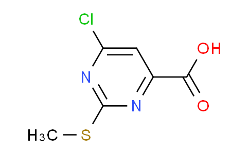 CAS No. 99951-95-8, 6-Chloro-2-(methylthio)-4-pyrimidinecarboxylic Acid