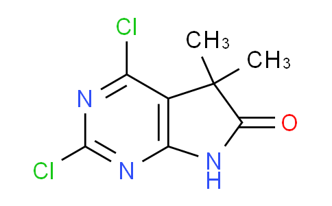 1638771-74-0 | 2,4-dichloro-5,5-dimethyl-5H,6H,7H-pyrrolo[2,3-d]pyrimidin-6-one