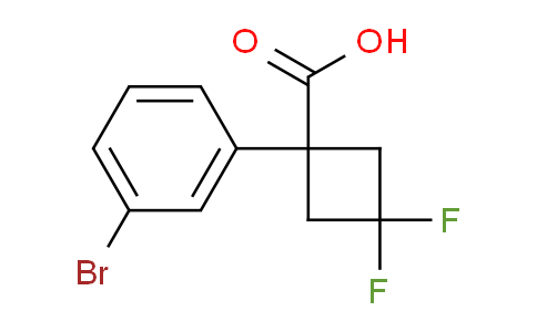 1784485-46-6 | 1-(3-溴苯基)-3,3-二氟环丁烷羧酸