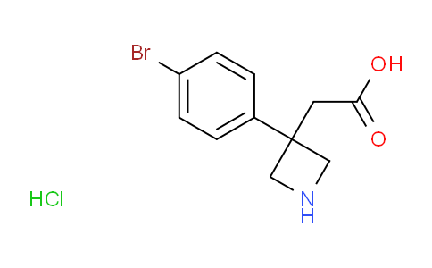 1803610-52-7 | 2-[3-(4-bromophenyl)azetidin-3-yl]acetic acid hydrochloride