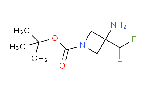 1784468-46-7 | tert-butyl 3-amino-3-(difluoromethyl)azetidine-1-carboxylate