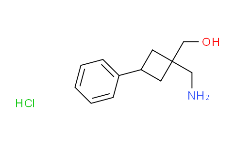 1790155-80-4 | [1-(aminomethyl)-3-phenylcyclobutyl]methanol hydrochloride
