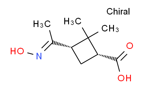 MC263T40 | 1821798-31-5 | (1R,3S)-3-[1-(ヒドロキシイミノ)エチル]-2,2-ジメチルシクロブタン-1-カルボン酸