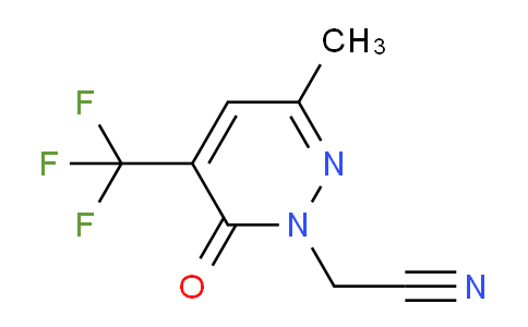 1823330-10-4 | 2-[3-methyl-6-oxo-5-(trifluoromethyl)-1,6-dihydropyridazin-1-yl]acetonitrile