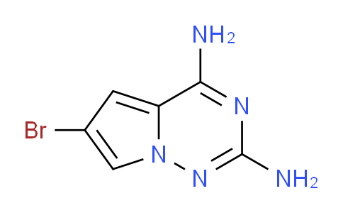 1824200-86-3 | 6-bromopyrrolo[2,1-f][1,2,4]triazine-2,4-diamine