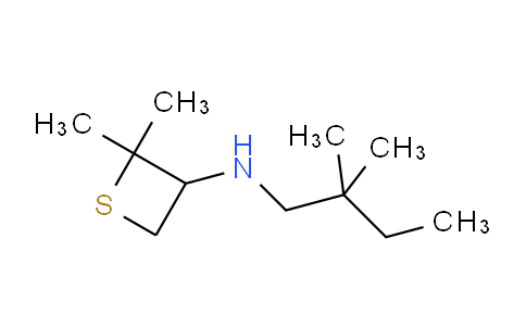 1881643-15-7 | N-(2,2-二甲基丁基)-2,2-二甲基硫杂环丁烷-3-胺