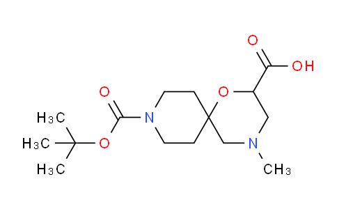 MC264G54 | 1824018-10-1 | 9-(tert-butoxycarbonyl)-4-methyl-1-oxa-4,9-diazaspiro[5.5]undecane-2-carboxylic acid