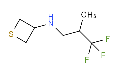 1864466-88-5 | N-(3,3,3-三氟-2-甲基丙基)硫杂环丁烷-3-胺