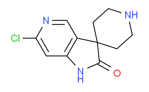 1823263-17-7 | 6'-chloro-1',2'-dihydrospiro[piperidine-4,3'-pyrrolo[3,2-c]pyridin]-2'-one