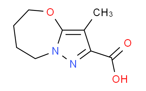 1823437-29-1 | 3-methyl-5H,6H,7H,8H-pyrazolo[3,2-b][1,3]oxazepine-2-carboxylic acid
