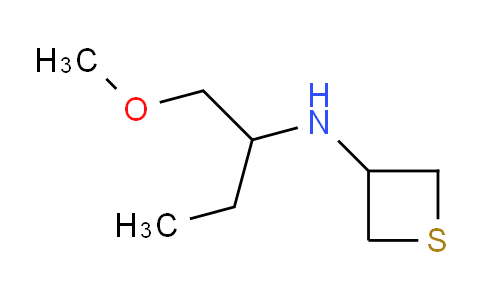 1849367-42-5 | N-(1-甲氧基丁-2-基)硫杂环丁烷-3-胺