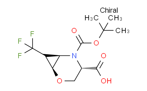 1955485-23-0 | (1S,4S,6R)-5-[(tert-butoxy)carbonyl]-7-(trifluoromethyl)-2-oxa-5-azabicyclo[4.1.0]heptane-4-carboxylic acid