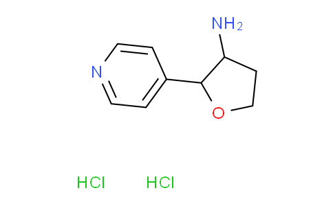 1955520-83-8 | 2-(pyridin-4-yl)oxolan-3-amine dihydrochloride