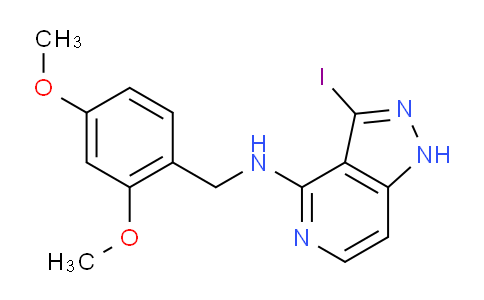 2056025-15-9 | N-[(2,4-dimethoxyphenyl)methyl]-3-iodo-1H-pyrazolo[4,3-c]pyridin-4-amine