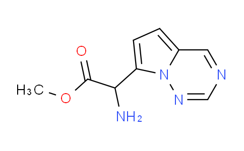2089698-95-1 | methyl 2-amino-2-{pyrrolo[2,1-f][1,2,4]triazin-7-yl}acetate